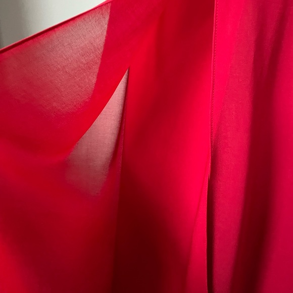 Lipsy Long Strapless Red Gown (Size 4) - Picture 7 of 16